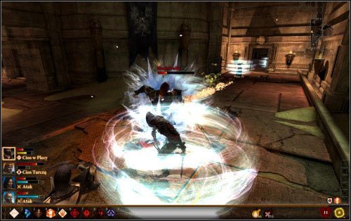 Pomieszczenie nr 4 chronione jest przez bandę hurloków z pojedynczym osobnikiem alfa na czele - Więzienie Koryfeusza - piętro Farele | Dragon Age II Dziedzictwo - Dragon Age II: Dziedzictwo - poradnik do gry