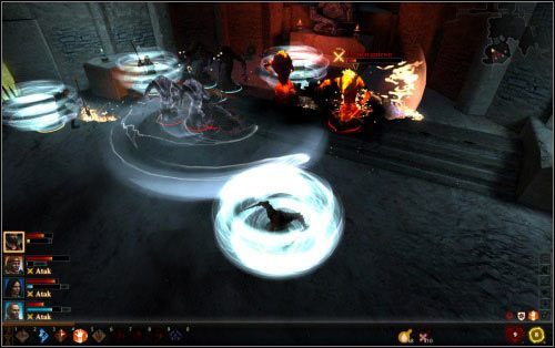 Samo miejsce kultu Dumata znajduje się dosłownie o rzut beretem stąd (5) - Więzienie Koryfeusza - podnóże wieży | Dragon Age II Dziedzictwo - Dragon Age II: Dziedzictwo - poradnik do gry