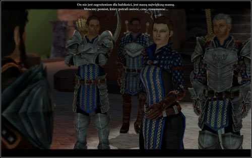 Na końcu poziomu spotkasz Lariusa oraz oddział Szarych Strażników dowodzony przez Janekę - Więzienie Koryfeusza - podnóże wieży | Dragon Age II Dziedzictwo - Dragon Age II: Dziedzictwo - poradnik do gry