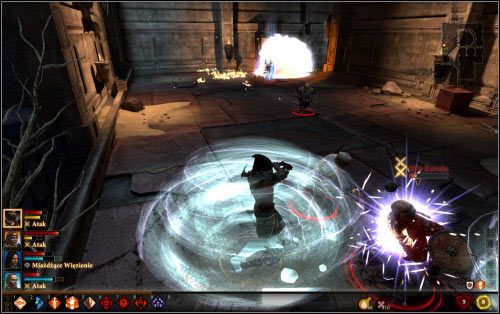 Po tym jak wyjdziesz z pułapki trafisz do komnaty obleganej przez członków Kartelu (3) - Więzienie Koryfeusza - piętro Riannon | Dragon Age II Dziedzictwo - Dragon Age II: Dziedzictwo - poradnik do gry