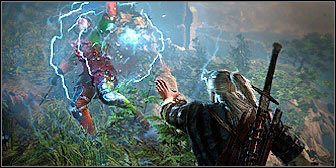 Znak Aard pozwala niszczyć blokady oraz ciskać przeciwnikami - Podstawy Wiedźmin 2 Zabójcy Królów - Wiedźmin 2: Zabójcy Królów - poradnik do gry