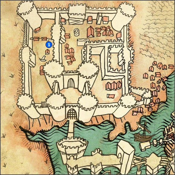 1 - M2 Zamek La Valette | Mapy - prolog | Wiedźmin 2 Zabójcy Królów - Wiedźmin 2: Zabójcy Królów - poradnik do gry