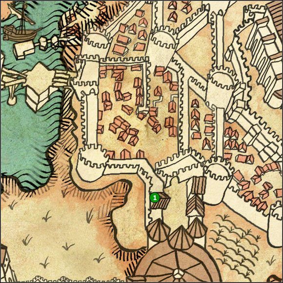 1 - M3 Podgrodzie zamku La Valetteów | Mapy - prolog | Wiedźmin 2 Zabójcy Królów - Wiedźmin 2: Zabójcy Królów - poradnik do gry