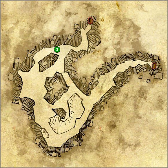 1 - M9 Jaskinia #1 | Mapy - akt 1 | Wiedźmin 2 Zabójcy Królów - Wiedźmin 2: Zabójcy Królów - poradnik do gry