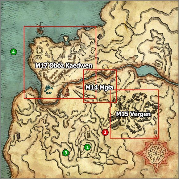 1 - M13 Dolina Pontaru | Mapy - akt 2 | Wiedźmin 2 Zabójcy Królów - Wiedźmin 2: Zabójcy Królów - poradnik do gry