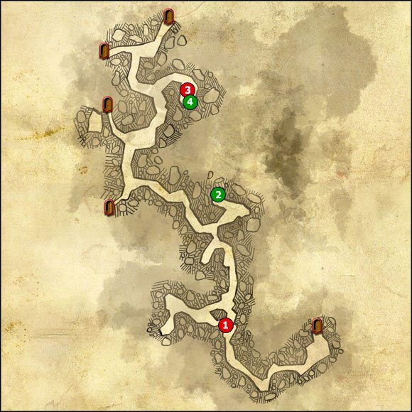 1 - M18 Jaskinia pod obozem | Mapy - akt 2 | Wiedźmin 2 Zabójcy Królów - Wiedźmin 2: Zabójcy Królów - poradnik do gry