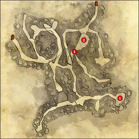 1 - M22 Tunel założycieli | Mapy - akt 2 | Wiedźmin 2 Zabójcy Królów - Wiedźmin 2: Zabójcy Królów - poradnik do gry