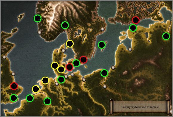Ziarno produkowane jest w gospodarstwach - Towary (1) | Elementy gry w Patrician IV - Patrician IV - poradnik do gry