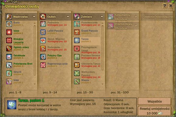 5 - Okna interfejsu | Podstawowe informacje | Fragoria - Fragoria - pierwsze kroki - poradnik do gry