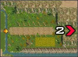 Trzymaj się głównego traktu prowadzącego na wschód, a po krótkim spacerze znajdziesz się w interesującej nas miejscowości - Pozyskanie wierzchowca (1) | Właściwa rozgrywka | Fragoria - Fragoria - pierwsze kroki - poradnik do gry