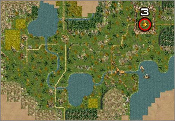 Gdy dotrzesz z powrotem do miasta, skieruj swe kroki na południe by udać się do lokacji numer 4 - Pozyskanie wierzchowca (1) | Właściwa rozgrywka | Fragoria - Fragoria - pierwsze kroki - poradnik do gry