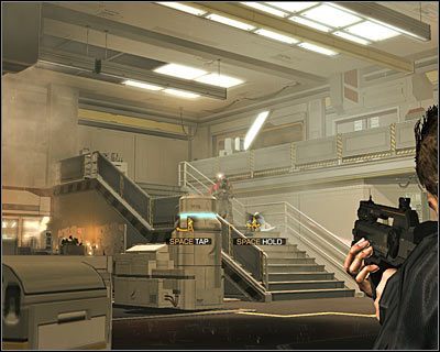 Wejdź do pomieszczenia - (2) Odparcie ataku na placówkę | Deus Ex Bunt Ludzkości - Deus Ex: Bunt Ludzkości - Directors Cut - poradnik do gry