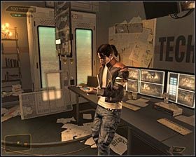 1 - (1) Pierwsze sotkanie się z Pritchardem | Deus Ex Bunt Ludzkości - Deus Ex: Bunt Ludzkości - Directors Cut - poradnik do gry