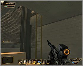 7 - (3) Wariant pokojowy - Dotarcie do windy | Deus Ex Bunt Ludzkości - Deus Ex: Bunt Ludzkości - Directors Cut - poradnik do gry