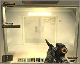 Możesz już wybrać południowy korytarz, docierając do zamkniętych drzwi #1 - (7) Przedostanie się do drugiego laboratorium montażu | Deus Ex Bunt Ludzkości - Deus Ex: Bunt Ludzkości - Directors Cut - poradnik do gry