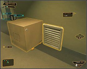 Jeżeli na posterunek przedostałeś się jednym z wejść od strony klatki schodowej, to niestety czeka Cię mnóstwo utrudnień - (3) Dotarcie do kostnicy | Deus Ex Bunt Ludzkości - Deus Ex: Bunt Ludzkości - Directors Cut - poradnik do gry