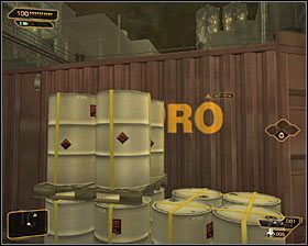 Jeżeli udało Ci się przejść przez trujący tunel, to powinieneś dotrzeć do drabiny #1 - (1) Wariant pokojowy - Dotarcie w okolice anteny | Deus Ex Bunt Ludzkości - Deus Ex: Bunt Ludzkości - Directors Cut - poradnik do gry