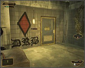 Musisz się pilnować, bo po okolicy tej krąży pojedynczy wartownik #1 - (1) Wariant pokojowy - Dotarcie w okolice anteny | Deus Ex Bunt Ludzkości - Deus Ex: Bunt Ludzkości - Directors Cut - poradnik do gry