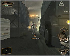 4 - (1) Przedostanie się w okolice głównego budynku | Deus Ex Bunt Ludzkości - Deus Ex: Bunt Ludzkości - Directors Cut - poradnik do gry