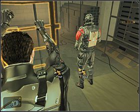 8 - (3) Wariant pokojowy - Przeprawa przez pierwszą część obozu | Bunt Ludzkości - Deus Ex: Bunt Ludzkości - Directors Cut - poradnik do gry