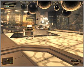 Korzystając z okazji możesz porozmawiać z obecnym w tym pomieszczeniu Izajaszem Sandovalem #1 - (2) Drugie spotkanie się z Sarifem | Deus Ex Bunt Ludzkości - Deus Ex: Bunt Ludzkości - Directors Cut - poradnik do gry