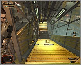 Jeżeli alarm został załączony, to musisz przygotować się na to, że już wkrótce zaczną się tu pojawiać okoliczni wartownicy - (4) Wariant agresywny - Przeprawa przez salę kriosterylizacji | Bunt Ludzkości - Deus Ex: Bunt Ludzkości - Directors Cut - poradnik do gry