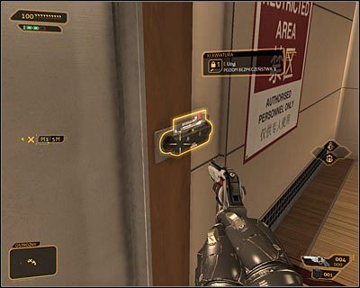 Z racji tego, że zlikwidowałeś wszystkich przeciwników odpada konieczność użerania się z wartownikiem broniącym dostępu do wschodniego laboratorium - (7) Wariant agresywny - Przeprawa przez laboratoria | Deus Ex Bunt Ludzkości - Deus Ex: Bunt Ludzkości - Directors Cut - poradnik do gry