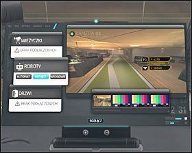 Po znalezieniu się wewnątrz biura musiałbyś szybko podejść do terminalu komputerowego #1 i wprowadzić hasło pangutym - (1) Wariant agresywny - Przeprawa przez biura | Deus Ex Bunt Ludzkości - Deus Ex: Bunt Ludzkości - Directors Cut - poradnik do gry