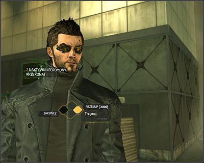 Informacje na temat miejsca przetrzymywania Ning możesz pozyskać tylko dzięki rozmowie - Szemrany interes | Deus Ex Bunt Ludzkości - Deus Ex: Bunt Ludzkości - Directors Cut - poradnik do gry