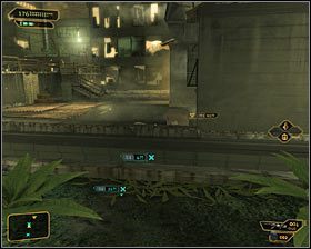 Jeżeli chcesz upozorować samobójstwo Chana, to podejdź do jego ciała i przytrzymaj klawisz E żeby je złapać #1 - Szemrany interes | Deus Ex Bunt Ludzkości - Deus Ex: Bunt Ludzkości - Directors Cut - poradnik do gry