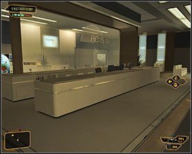 1 - (3) Wariant pokojowy - Dotarcie do klatki schodowej na tyłach studia - Deus Ex: Bunt Ludzkości - Directors Cut - poradnik do gry