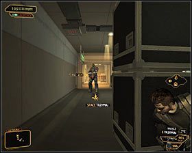 4 - (3) Wariant pokojowy - Dotarcie do klatki schodowej na tyłach studia - Deus Ex: Bunt Ludzkości - Directors Cut - poradnik do gry