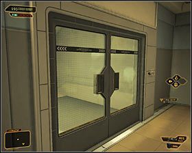 6 - (3) Wariant agresywny - Dotarcie do klatki schodowej na tyłach studia - Deus Ex: Bunt Ludzkości - Directors Cut - poradnik do gry