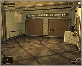 Przemieszczaj się teraz na południe, schodząc po dotarciu do tunelu z głównej drogi #1 - (1) Dotarcie do Centrum Kongresowego | Deus Ex Bunt Ludzkości - Deus Ex: Bunt Ludzkości - Directors Cut - poradnik do gry