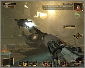 5 - (1) Wariant agresywny - Wydostanie się z terenu budowy | Deus Ex Bunt Ludzkości - Deus Ex: Bunt Ludzkości - Directors Cut - poradnik do gry
