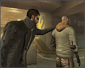 Jeżeli eksplorację kryjówki rozpoczynasz na poziomie -2 (przejście od strony kanałów), to dotarcie do celu podróży zajmie Ci zdecydowanie mniej czasu i nie będziesz musiał przebijać się przez wyższe piętra - (5) Wariant pokojowy - Przejście przez kryjówkę Żniwiarzy | Bunt Ludzkości - Deus Ex: Bunt Ludzkości - Directors Cut - poradnik do gry