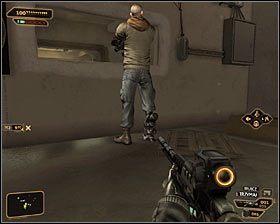 5 - (5) Wariant pokojowy - Przejście przez kryjówkę Żniwiarzy | Bunt Ludzkości - Deus Ex: Bunt Ludzkości - Directors Cut - poradnik do gry