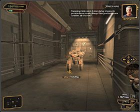 Jeżeli nie chcesz lub nie możesz korzystać z kamuflażu, to wybierz alternatywną drogę do celu - (5) Wariant pokojowy - Przedostanie się do wnętrza magazynu portowego - Deus Ex: Bunt Ludzkości - Directors Cut - poradnik do gry