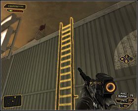 3 - (5) Wariant agresywny - Przedostanie się do wnętrza magazynu portowego - Deus Ex: Bunt Ludzkości - Directors Cut - poradnik do gry