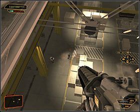 4 - (5) Wariant agresywny - Przedostanie się do wnętrza magazynu portowego - Deus Ex: Bunt Ludzkości - Directors Cut - poradnik do gry