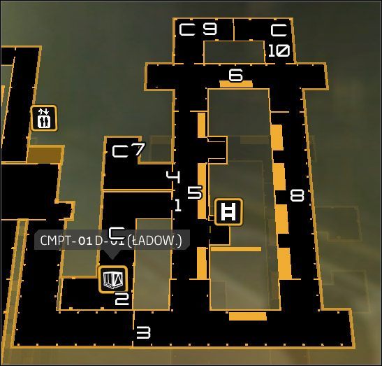 1 - (1) Wariant pokojowy - Ucieknij i znajdź swój sprzęt | Deus Ex Bunt Ludzkości - Deus Ex: Bunt Ludzkości - Directors Cut - poradnik do gry