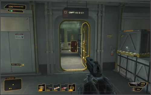 Zamiast jednak wspomnianą dwójkę eliminować w tradycyjny sposób, możesz skorzystać z bardziej wybuchowej metody - (1) Wariant pokojowy - Ucieknij i znajdź swój sprzęt | Deus Ex Bunt Ludzkości - Deus Ex: Bunt Ludzkości - Directors Cut - poradnik do gry