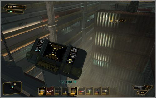 Póki co skoncentrujemy się jednak na wnętrzu statku - (2) Wariant pokojowy - Znajdź CIC | Deus Ex Bunt Ludzkości - Deus Ex: Bunt Ludzkości - Directors Cut - poradnik do gry