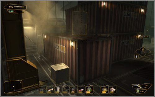 Zanim przejdziemy do opisu dalszej część misji, warto wspomnieć o licznych bonusach ukrytych w lokacji - (4) Wariant pokojowy - Znajdź miejsce spotkania | Deus Ex Bunt Ludzkości - Deus Ex: Bunt Ludzkości - Directors Cut - poradnik do gry