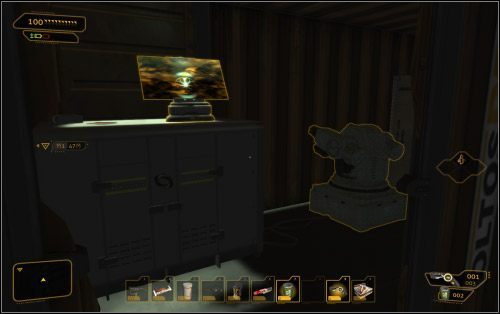 Podobnie jak drugi dok, także pierwszy obfituje w liczne skarby - (4) Wariant pokojowy - Znajdź miejsce spotkania | Deus Ex Bunt Ludzkości - Deus Ex: Bunt Ludzkości - Directors Cut - poradnik do gry