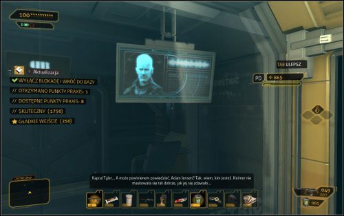 O tym przekonasz się już w części administracyjnej kompleksu, czyli po opuszczeniu wiezienia i odsłuchaniu komunikatu od Burkea i Quinna - Wariant pokojowy | Deus Ex Bunt Ludzkości - Deus Ex: Bunt Ludzkości - Directors Cut - poradnik do gry