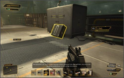 Preferując drogę na skróty wejdź na drugie piętro i idź na sam koniec korytarza - Wariant agresywny | Deus Ex Bunt Ludzkości - Deus Ex: Bunt Ludzkości - Directors Cut - poradnik do gry