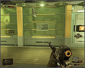 Alternatywne rozwiązanie to dotarcie do głównego wejścia do laboratorium Nii Colvin - (4) Wariant pokojowy - Odnalezienie Nii Colvin | Deus Ex Bunt Ludzkości - Deus Ex: Bunt Ludzkości - Directors Cut - poradnik do gry