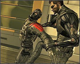 6 - (5) Wariant pokojowy - Odnalezienie Eryka Kossa | Deus Ex Bunt Ludzkości - Deus Ex: Bunt Ludzkości - Directors Cut - poradnik do gry