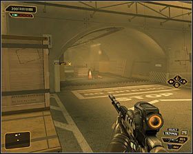 Ruszaj na zachód - (6) Wariant pokojowy - Wgranie wirusa do komputera ochrony | Bunt Ludzkości - Deus Ex: Bunt Ludzkości - Directors Cut - poradnik do gry